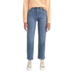 Levi's Ribcage Straight Ankle Jeans in Summer Slide 24